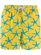 Mc2 Saint Barth Star Fish Swim Shorts - Yellow