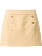 Talie Nk Button Details Skorts, Women's, Size: 36, Yellow/orange, Polyester/spandex/elastane/viscose