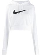 Nike Sportswear Swoosh Cropped Hoodie - White