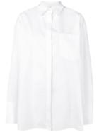 The Row Oversized Formal Shirt - White