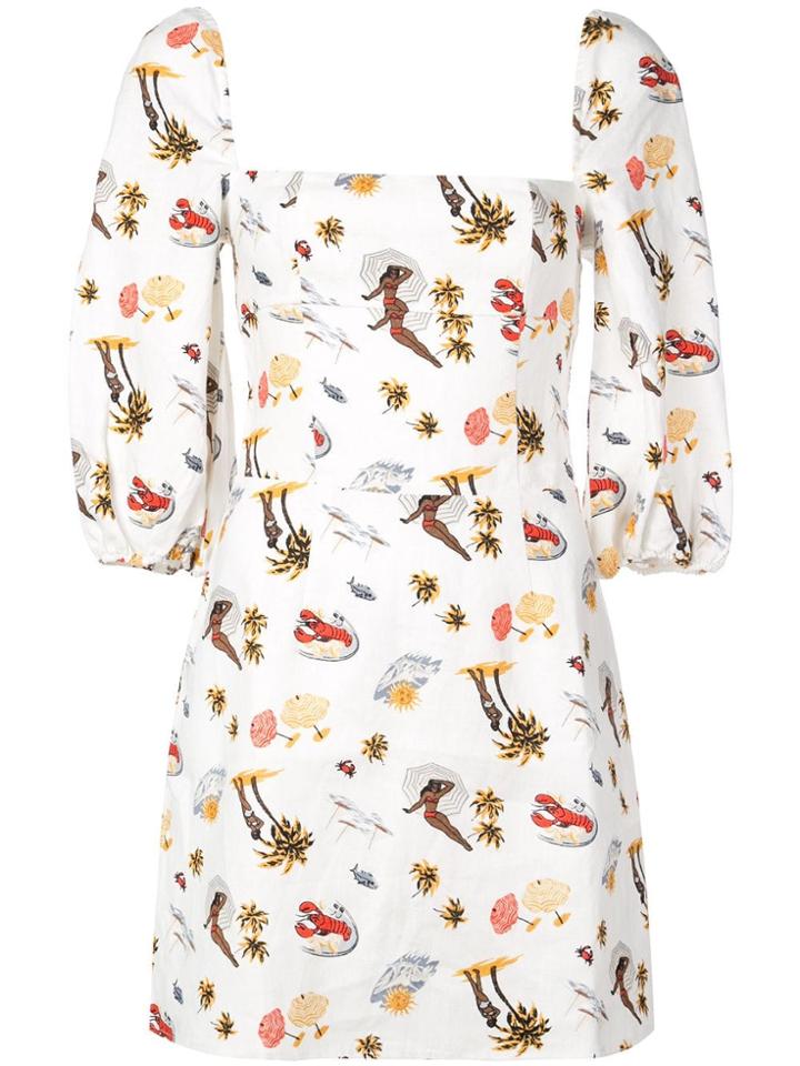 Reformation Hampstead Dress - White