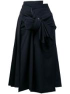 Comme Des Garçons Oversized Knot Skirt - Blue
