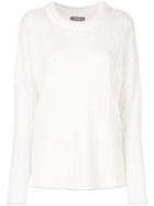 N.peal Oversize Box Cable Jumper - White