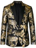 Philipp Plein - 'gold Vibe' Blazer - Men - Polyester/viscose - 56, Black, Polyester/viscose