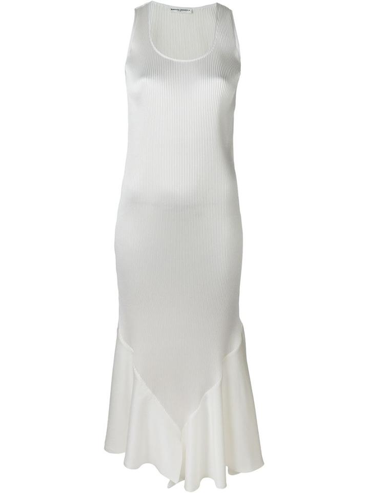 Barbara Casasola Flared Hem Midi Dress