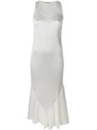 Barbara Casasola Flared Hem Midi Dress