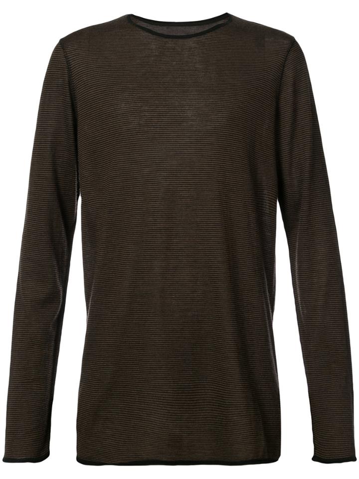 Ziggy Chen Striped Top - Brown