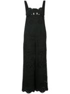 Red Valentino Broderie Anglaise Jumpsuit - Black