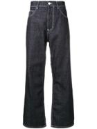 Marni Rabbit Print High-waisted Jeans - Blue