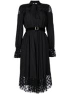Philosophy Di Lorenzo Serafini Neck Tie Peasant Dress - Black