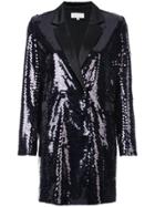 Fleur Du Mal Sequin Embroidered Blazer - Black