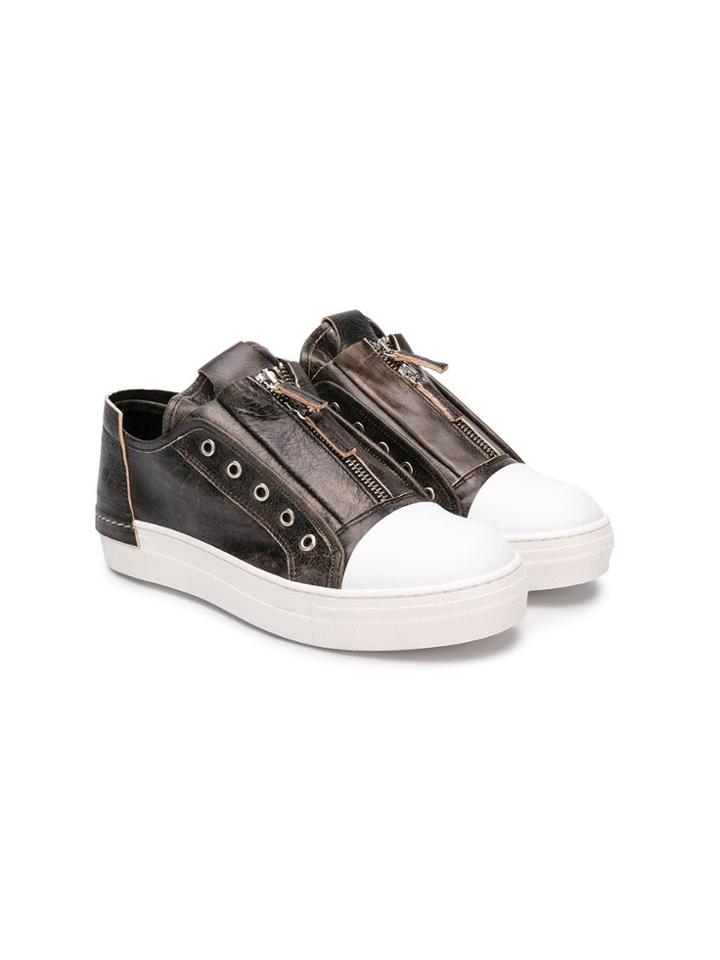 Cinzia Araia Kids Teen Softy Low-top Sneakers - Brown