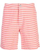 Onia Striped Swimming Shorts - Red