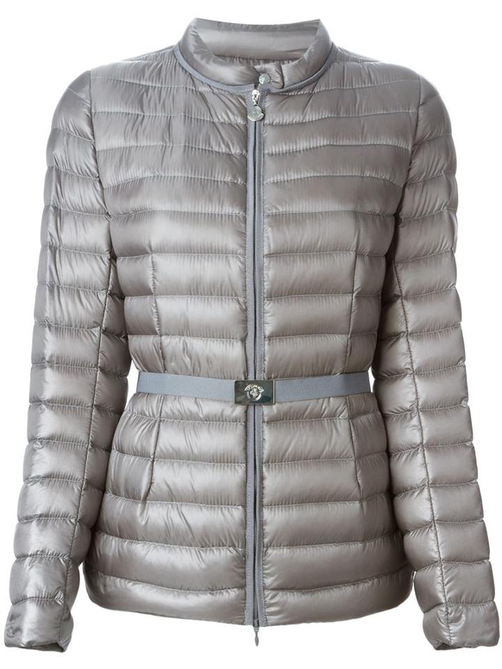 Moncler 'damas' Padded Jacket, Women's, Size: 3, Grey, Feather Down/polyamide