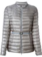 Moncler 'damas' Padded Jacket, Women's, Size: 3, Grey, Feather Down/polyamide