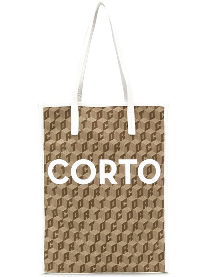 Corto Moltedo Logo Shopper Tote - Neutrals
