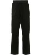 Affix Straight-leg Track Pants - Black