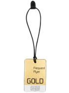 Maison Margiela Gold Frequent Flyer Printed Luggage Tag - Metallic