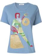 Undercover Bowie Print T-shirt - Blue