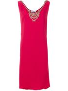 Prada Sablé Sleeveless Dress - Red