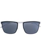Mykita - Vernon Square Sunglasses - Unisex - Acetate/metal - One Size, Black, Acetate/metal