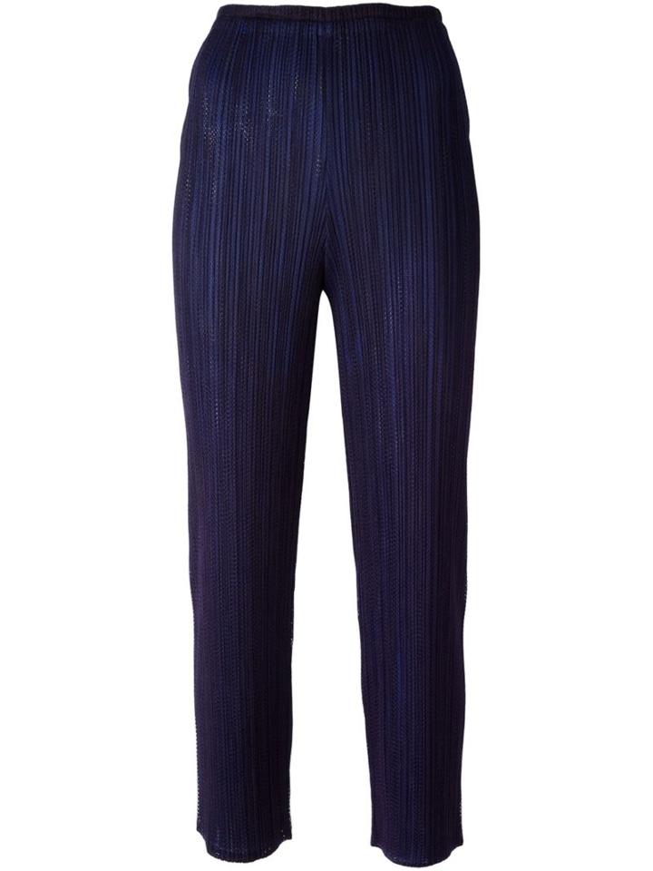 Issey Miyake Vintage Cropped Pleated Trousers