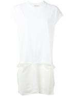 Marni - Slit Detail Cap Sleeve Tunic - Women - Cotton/polyester - 42, White, Cotton/polyester