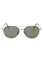 Thom Browne Eyewear Aviator Frame Sunglasses - Black