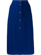 Paul Smith Buttoned Down Skirt - Blue