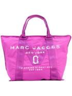 Marc Jacobs Large Logo Print Tote - Pink