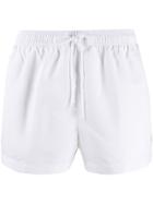 Calvin Klein Side Logo Swim Shorts - White