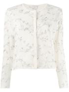 Giambattista Valli Floral Embroidered Cardigan - White
