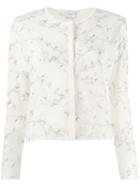 Giambattista Valli Floral Embroidered Cardigan - White