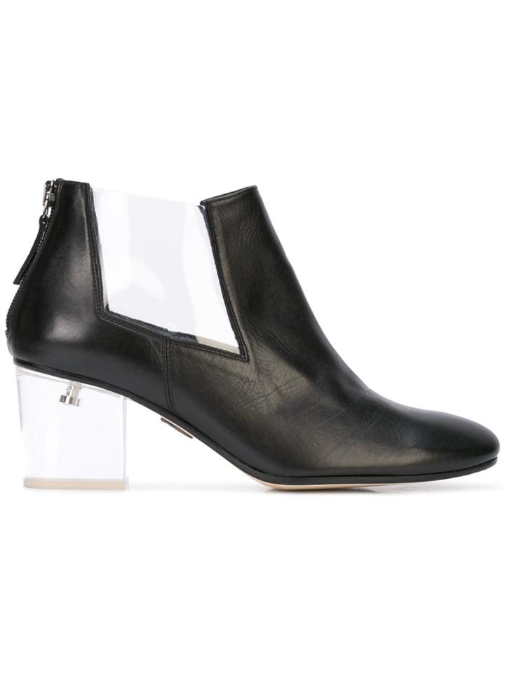 Ritch Erani Nyfc Transparent Block Heel Ankle Boots - Black