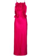 Jason Wu Collection Ruffled Front Dress - Red