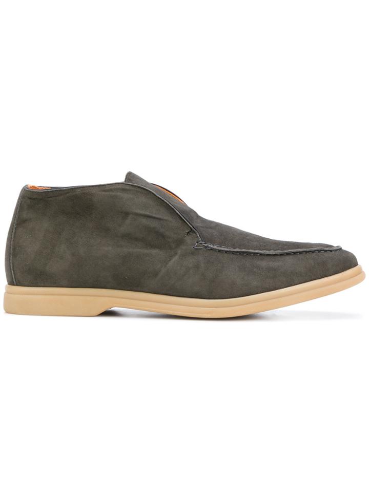 Andrea Ventura Hi-top Loafers - Green