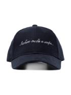 Natasha Zinko Embroidered Cap - Blue
