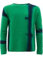Suzusan Tie Die Print Sweater - Green