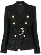Balmain Double Button Jacket - Black