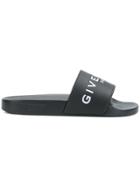 Givenchy Logo Strap Sandals - Black