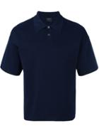 Jil Sander Rib Knit Polo Shirt