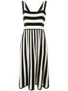 Chinti & Parker Mixed Striped Dress - Black