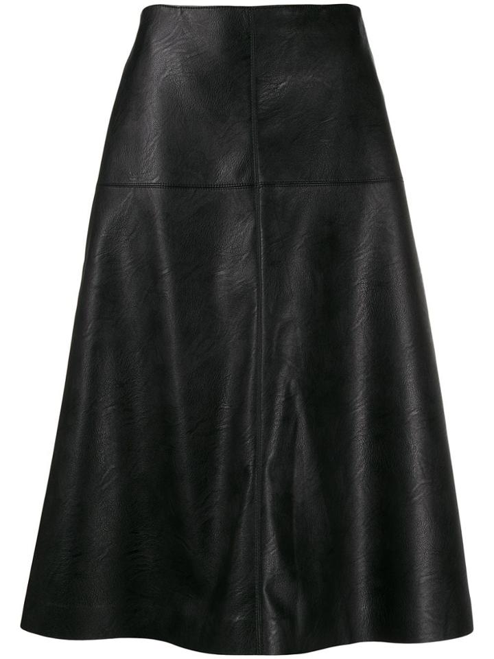 Stella Mccartney High-waisted A-line Skirt - Black