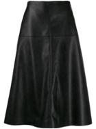 Stella Mccartney High-waisted A-line Skirt - Black