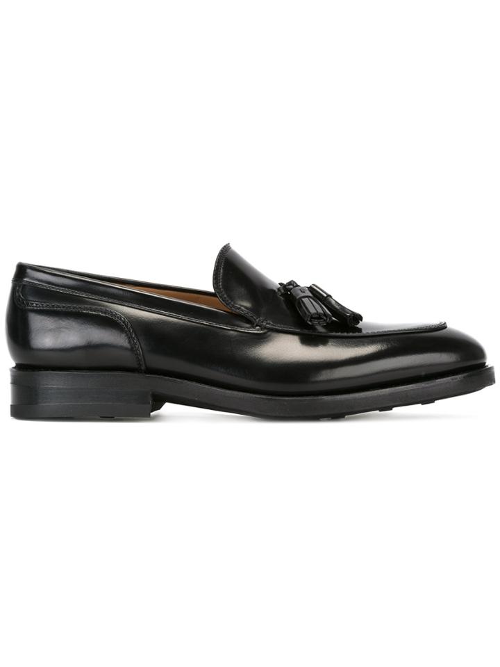 Salvatore Ferragamo Fringe-detail Loafers - Black