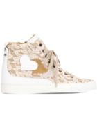 Twin-set Lace Hi-top Sneakers