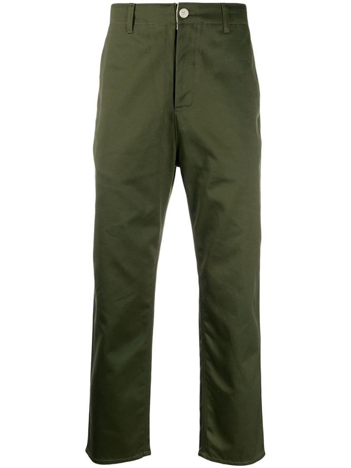 Haikure Straight-leg Trousers - Green