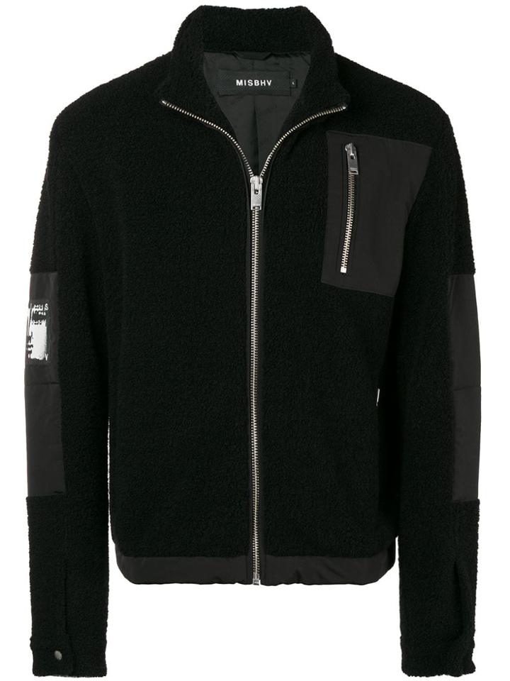 Misbhv Pocket Detail Zipped Jacket - Black