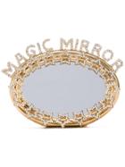 Benedetta Bruzziches - Magic Mirror Clutch - Women - Brass/crystal - One Size, Grey, Brass/crystal