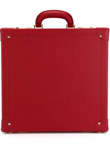 Family Affair Leather Sunglasses Briefcase - Red